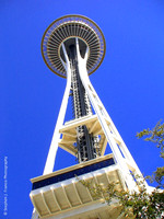 "Through the Eye of the Space Needle" Seattle, WA2008 International Photography Awards - Honorable Mention Award in the Professional Photographer category under Architecture-Buildings category.