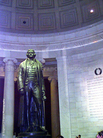 Jefferson Statue at Night